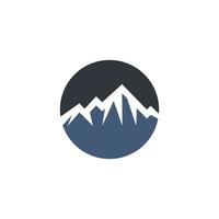 Mountain vector icon illustration design