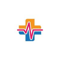 Medical cross vector icon