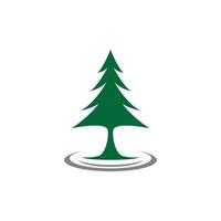 Pine tree vector icon