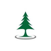 Pine tree vector icon