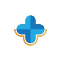 Medical cross vector icon