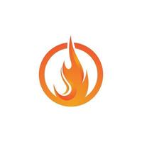 ilustración de icono de vector de símbolo de fuego