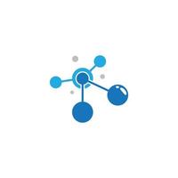 Molecule vector icon illustration