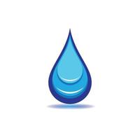 ilustración de icono de vector de gota de agua