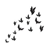 Bat vector icon illustration design