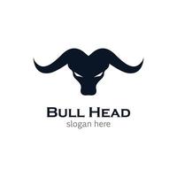 Bull head vector icon