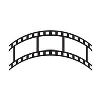 Film strip logo images vector