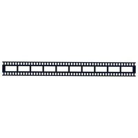 Film strip logo images vector