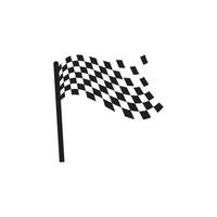 Flag race vector icon