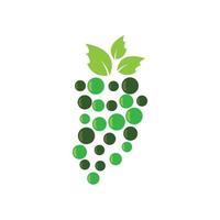 Grape vector icon illustration design