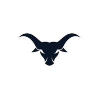 imágenes de bull head logo vector