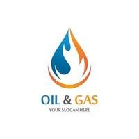 Oil and gas vector icon