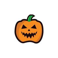 Halloween pumpkin vector icon
