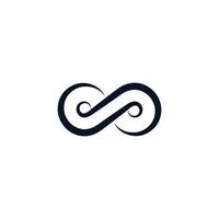 Infinity symbol vector icon