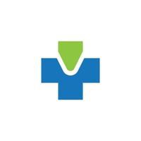 Medical cross vector icon