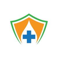 Medical care logo images vector