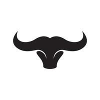 Bull head logo images vector