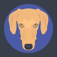 Trendy Dog Concepts vector
