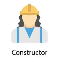 Trendy Constructor Concepts vector