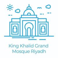 rey khalid de moda vector