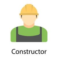 Trendy Constructor Concepts vector