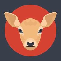 Trendy Deer Concepts vector