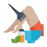 Trendy Waxing Concepts vector