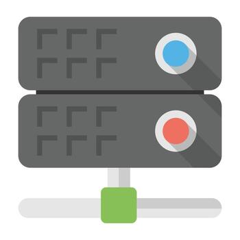Shared Web Hosting vector