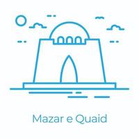 Mazar e Quaid vector