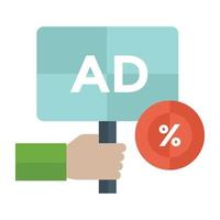 Trendy Discount Ad vector