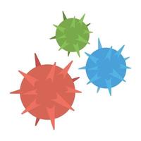 Trendy Influenza Concepts vector