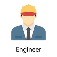 Trendy Engineer Concepts vector