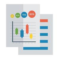 Data Flow Chart vector