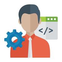 Web Page Developer vector