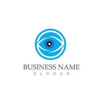 Branding identity corporate eye care vector logo design