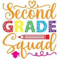 second grade squad vector