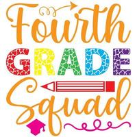 fourth grade squad vector