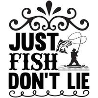 just fish don't lie vector