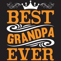best grandpa ever vector