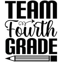 team fourth grade vector