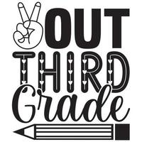 out third grade vector