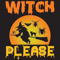 witch please design vector