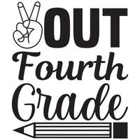 out fourth grade vector