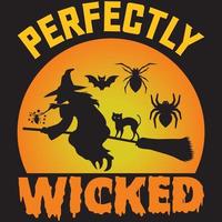 perfectly wicked design vector