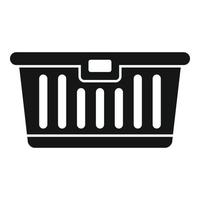 Garbage box icon simple vector. Biodegradable plastic vector