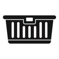 Garbage box icon simple vector. Biodegradable plastic vector