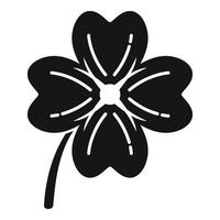 Quatrefoil icon simple vector. Irish leaf vector