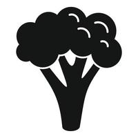 One brocoli icon simple vector. Vegetable cabbage vector