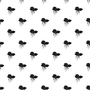 Clouds and storm pattern, simple style vector