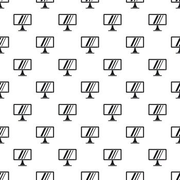 Monitor pattern, simple style vector